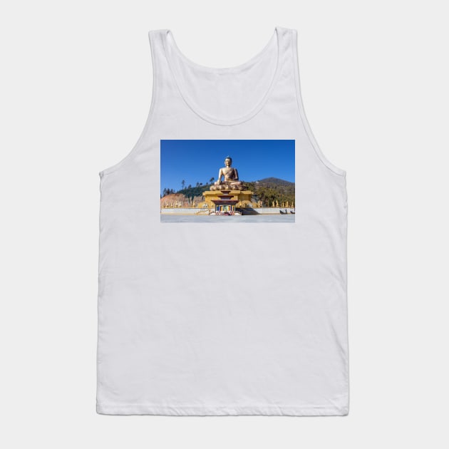 Buddha Dordenma, Bhutan Tank Top by HazelWright